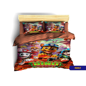 روتختی سه بعدی یک نفره طرح سگ های نگهبان مدل 1003 کارینا 5 تکه