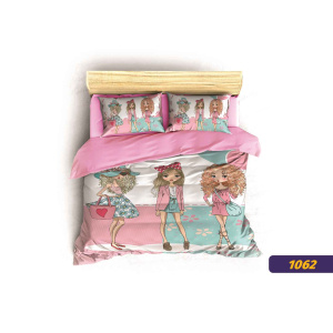 روتختی سه بعدی یک نفره مدل 1062 کارینا 5 تکه