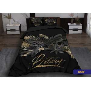 روتختی سه بعدی یک نفره طرح برگ مدل 1078 کارینا 5 تکه