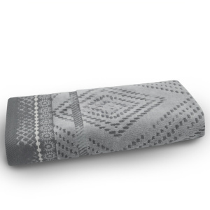 حوله دست و صورت آذرریس تبریز مدل وینا رنگ طوسی روشن سایز 40 × 80 سانتی متر