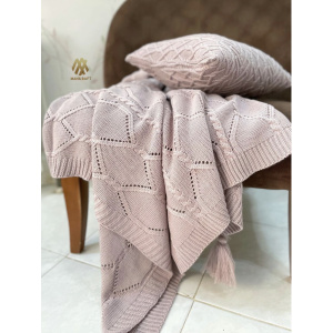 شال مبل و تخت مدل Arshida رنگ صورتی