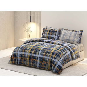 روتختی دونفره ساتین پنبه پلاس مدل Rada کد 20 کارینا 6 تکه 