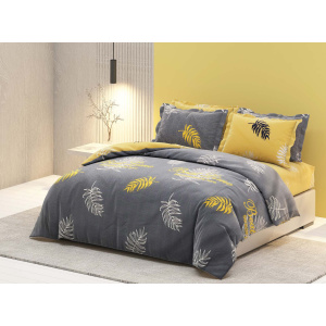 روتختی دونفره ساتین پنبه پلاس مدل Welldone کد 31 کارینا 6 تکه 