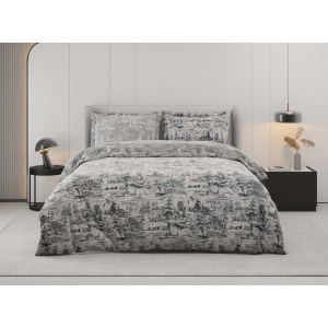 روتختی دونفره ساتین پنبه پلاس مدل Paradise B کد 69 کارینا 6 تکه 