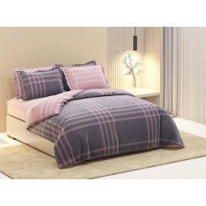 روتختی دونفره ساتین پنبه پلاس مدل Chirstmas کد 75 کارینا 6 تکه 