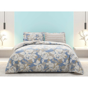 روتختی دونفره ساتین پنبه پلاس مدل Gol B  کد 78 کارینا 6 تکه 