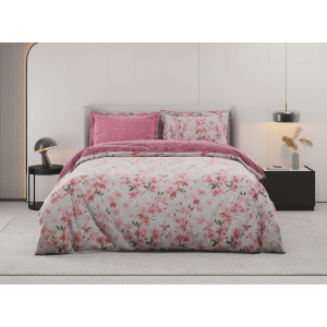 روتختی دونفره ساتین پنبه پلاس مدل Azar A  کد 101 کارینا 6 تکه 