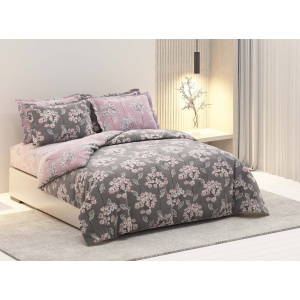 روتختی دونفره ساتین پنبه پلاس مدل Avadis کد 104 کارینا 6 تکه 