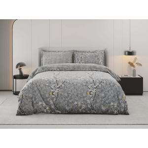 روتختی دونفره ساتین پنبه پلاس مدل Elmira B کد 120 کارینا 6 تکه 