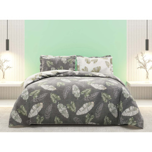 روتختی دونفره ساتین پنبه پلاس مدل Aysa  کد 124 کارینا 6 تکه 