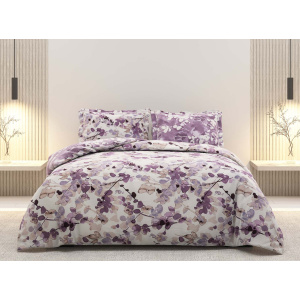 روتختی دونفره ساتین پنبه پلاس مدل Rose B کد 118 کارینا 6 تکه 