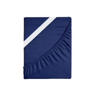 ملحفه کشدار تشک دونفره سرمه ای کلاریس آذرریس تبریز 180x200x30 سانتی متر