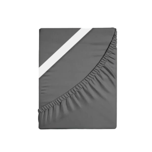 ملحفه کشدار تشک دونفره طوسی تیره کلاریس آذرریس تبریز 180x200x30 سانتی متر