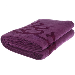 حوله حمام آذرریس تبریز مدل رویال رنگ بنفش سایز 100×160 سانتی متر