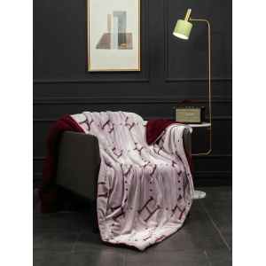 پتو ببعی مدل هرمس H دو نفره رنگ زرشکی 