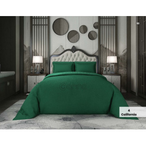 روتختی مخمل کالیفرنیا دو نفره کارینا 6 تکه رنگ سبز 