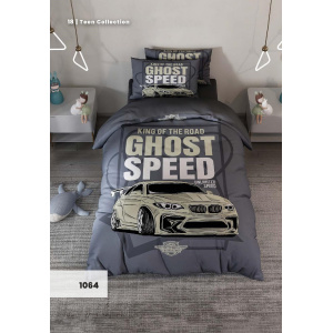 روتختی سه بعدی یک نفره طرح ماشین مدل 1064 کارینا 5 تکه سایز 120x200 