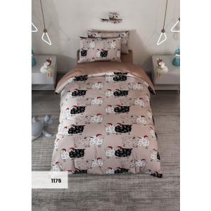 روتختی سه بعدی یک نفره طرح به به ای مدل 1175 کارینا 5 تکه سایز 120x200 