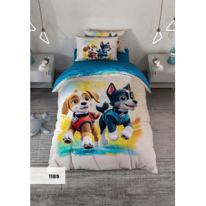 روتختی سه بعدی یک نفره طرح سگ های نگهبان مدل 1189 کارینا 5 تکه سایز 120x200 