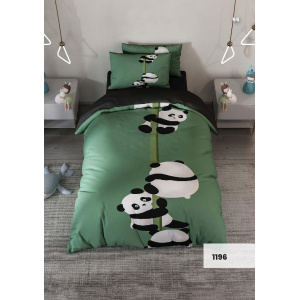 روتختی سه بعدی یک نفره طرح پاندا  مدل 1196 کارینا 5 تکه سایز 120x200 