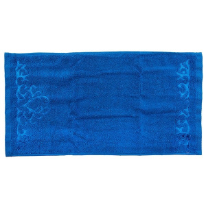 حوله دست و صورت آذرریس تبریز مدل رویال رنگ آبی سایز 40 × 75 سانتی متر