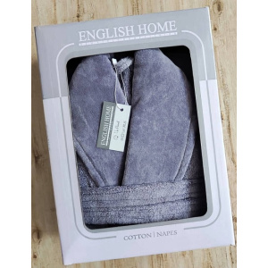 حوله تن پوش مدل انگلیش هوم VIP طوسی فیلی سایز 125 لارج(L)