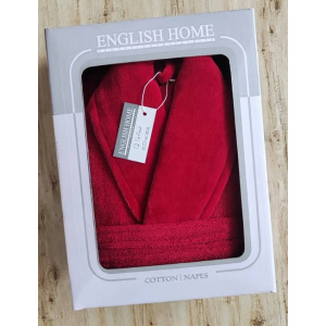 حوله تن پوش مدل انگلیش هوم VIP  قرمز سایز 125 لارج(L)