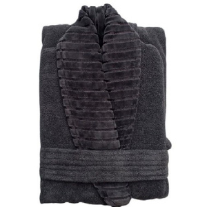 حوله تن پوش Hobby مدل پیرامید رنگ طوسی ذغالی سایز 135 ایکس لارج (XL)