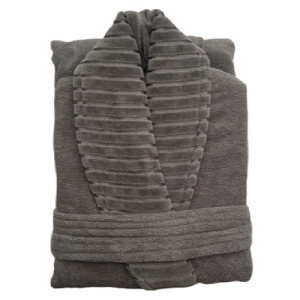 حوله تن پوش Hobby مدل پیرامید رنگ طوسی تیره سایز 135 ایکس لارج (XL)