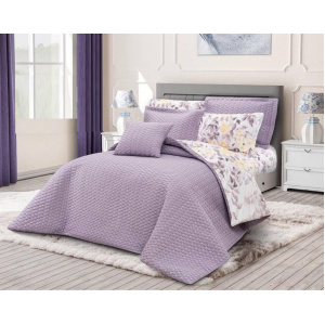 سرویس روتختی عروس لامیسون کاردلن مدل SHelly کد رنگ 02 دو نفره (کینگ) 7 تکه