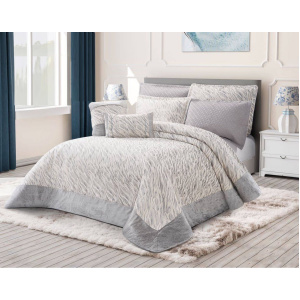 سرویس روتختی عروس لامیسون کاردلن مدل Tiger کد رنگ 05 دو نفره (کینگ) 7 تکه