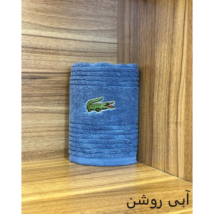 حوله دست و صورت نارین ساپ تبریز مدل (Lagos) رنگ آبی روشن سایز 40x80 سانتی متر