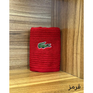 حوله دست و صورت نارین ساپ تبریز مدل (Lagos) رنگ قرمز سایز 40x80 سانتی متر