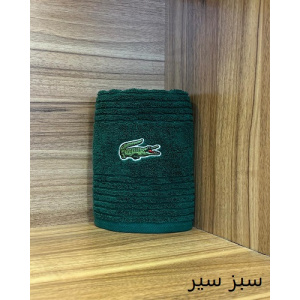 حوله دست و صورت نارین ساپ تبریز مدل (Lagos) رنگ سبز سایز 40x80 سانتی متر