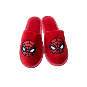 دمپایی حوله ای حمام نارین ساپ بچه گونه طرح اسپایدرمن 