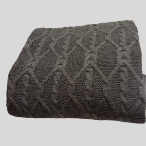 شال مبل و تخت مدل سایه طوسی تیره  سایز 170×140 سانتی متر