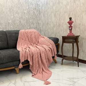 شال مبل و تخت مدل سایه گلبهی سایز 170×140 سانتی متر