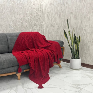 شال مبل و تخت مدل سایه قرمز سایز 170×140 سانتی متر