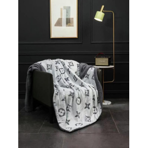 پتو ببعی مدل لویی ویتون یک نفره طوسی