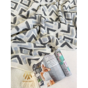 شال مبل و تخت مدل تابان طوسی  سایز 170×140 سانتی متر