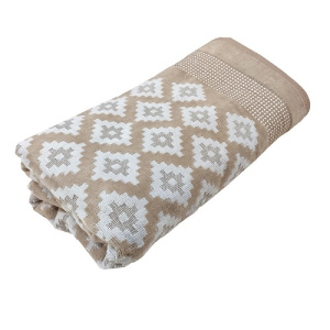 حوله حمام آذرریس تبریز مدل مایا رنگ کرم سایز 100x160 سانتی متر