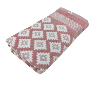 حوله حمام آذرریس تبریز مدل مایا رنگ پیازی سایز 100x160 سانتی متر