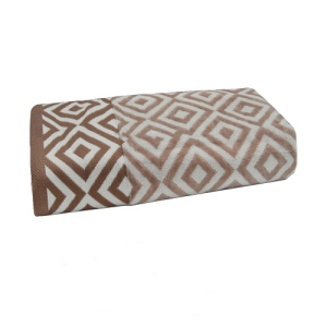 حوله حمام آذرریس تبریز مدل شاه مات رنگ کرم سایز 100x160 سانتی متر