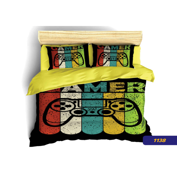 روتختی سه بعدی یک نفره طرح گیمر مدل 1138 کارینا 5 تکه