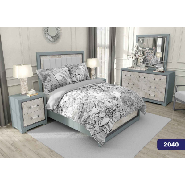 روتختی سه بعدی دو نفره مدل 2040 کارینا 6 تکه