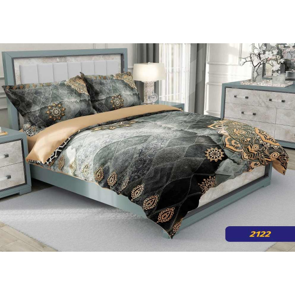 روتختی سه بعدی دو نفره اسپرت مدل 2122 کارینا 5 تکه