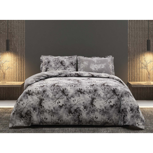  روتختی دونفره ساتین پنبه پلاس مدل Crystal کد 35 کارینا 6 تکه 