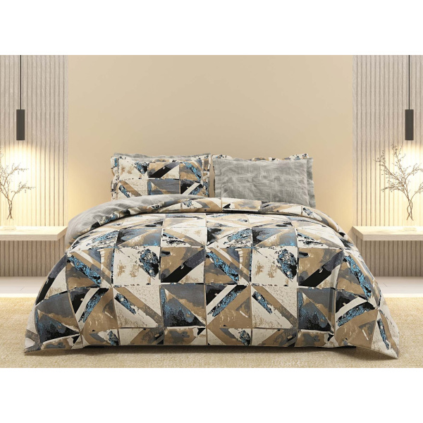 روتختی دونفره ساتین پنبه پلاس مدل Sarina کد 38 کارینا 6 تکه 