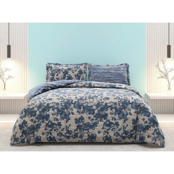 روتختی دونفره ساتین پنبه پلاس مدل Highlight کد 60 کارینا 6 تکه 