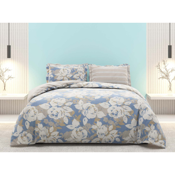 روتختی دونفره ساتین پنبه پلاس مدل Gol B  کد 78 کارینا 6 تکه 